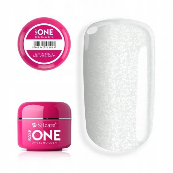 Silcare Gel Base One Shimmer Milkshake 50g