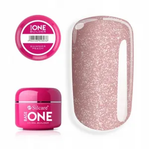 Silcare Gel Base One Shimmer Peach 50g