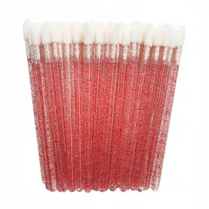 Pipilashes Aplikatory Welurowe Crystal Red 50 szt