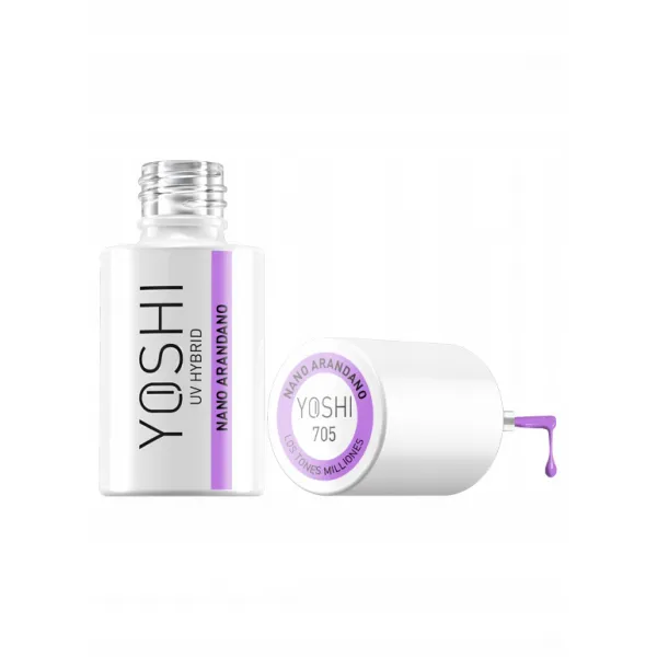 Yoshi Lakier Hybrydowy Los Tones Milliones 705 Nano Arandano 6 ml