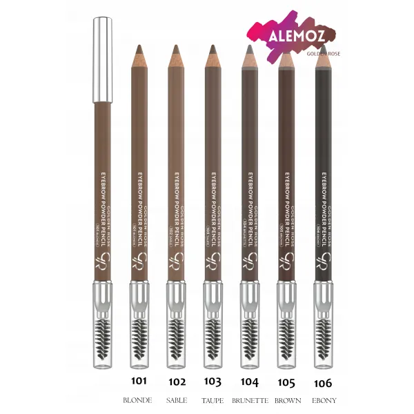 Golden Rose 105 Brown 1,19 g pudrowa kredka do brwi