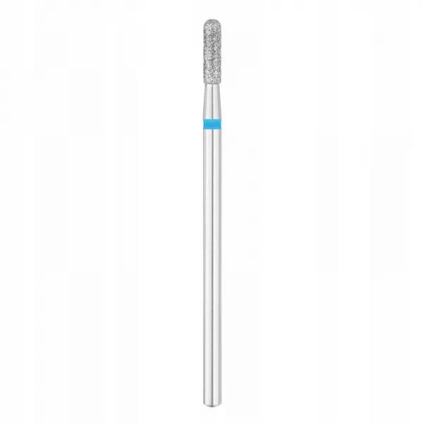 Exo Frez Diamentowy Walec Zaokrąglony Niebieski 2,3 mm