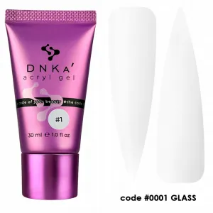 Dnka' Acryl Gel Akrylożel Code #0001 Glass 30 ml