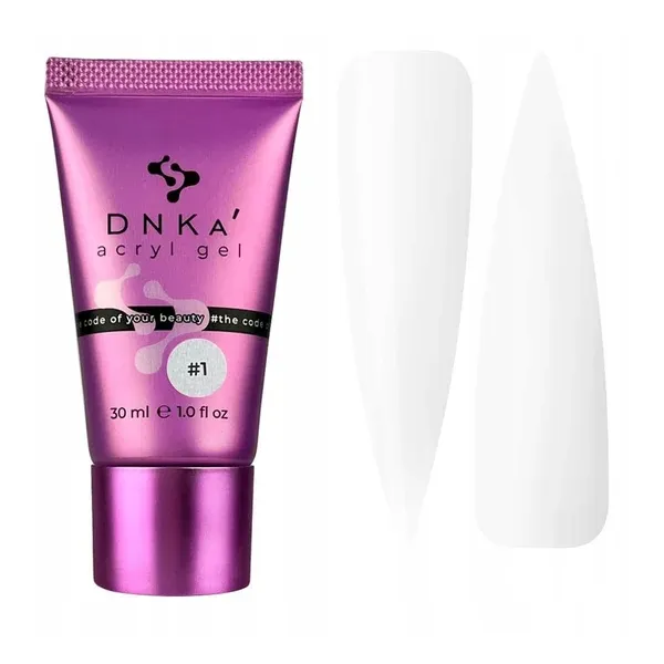 Dnka' Acryl Gel Akrylożel Code #0001 Glass 30 ml