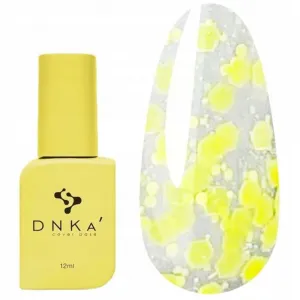 DNKa Top Hybrydowy z cekinami drobinkami zółte No Wipe 12ml sorbet