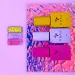 DNKa Top Hybrydowy z cekinami drobinkami zółte No Wipe 12ml sorbet