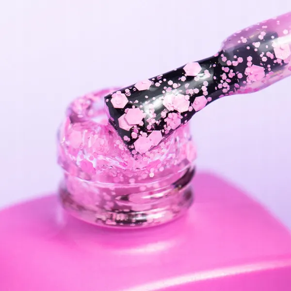 DNKa' Top No Wipe z Różowymi Cekinami Sakura 12 ml