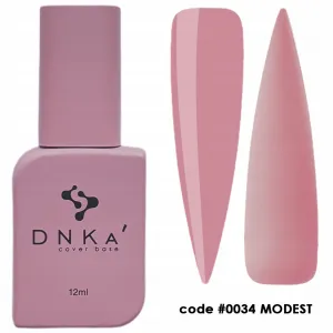 DNKa Cover Base 12 ml, 0034 MODEST naturalny kolor
