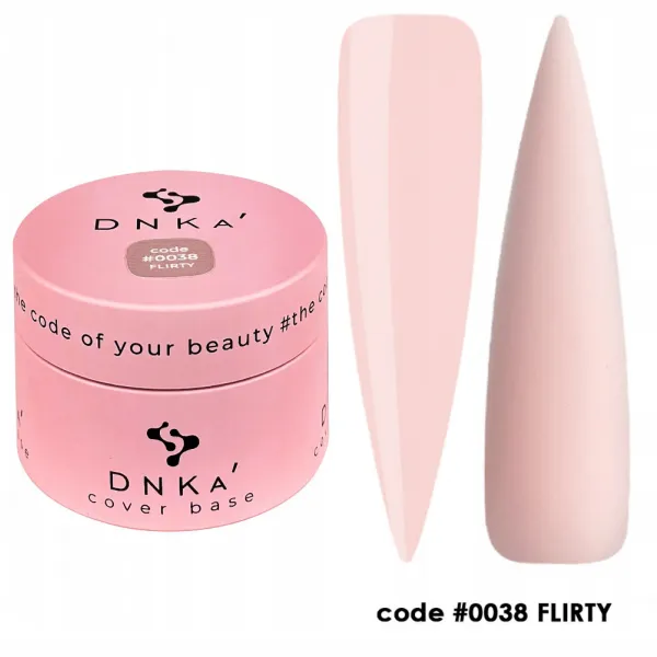 Dnka' Rubber Cover Base Baza Code #0038 Flirty 30 ml