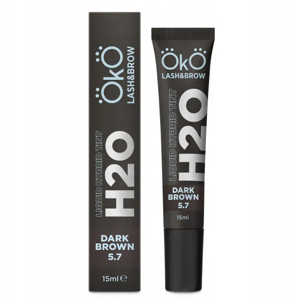 Oko Liquid Hybryd Tint H2O Farbka Do Brwi i Rzęs Dark Brown