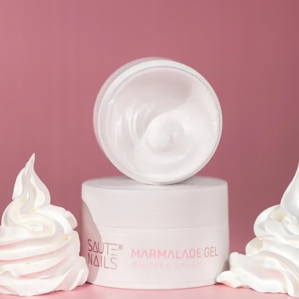 SAUTE NAILS ŻEL BUDUJĄCY MARMALADE GEL WHIPPED CREAM - 30ML BIAŁY