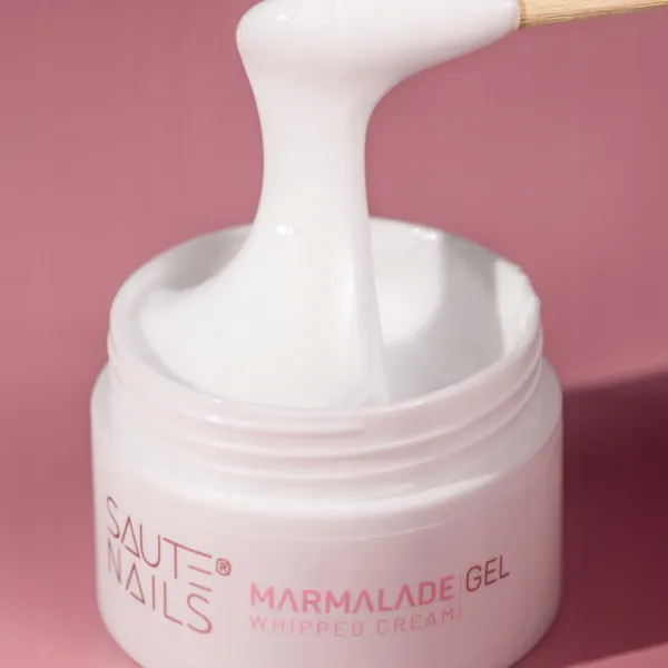 SAUTE NAILS ŻEL BUDUJĄCY MARMALADE GEL WHIPPED CREAM - 30ML BIAŁY