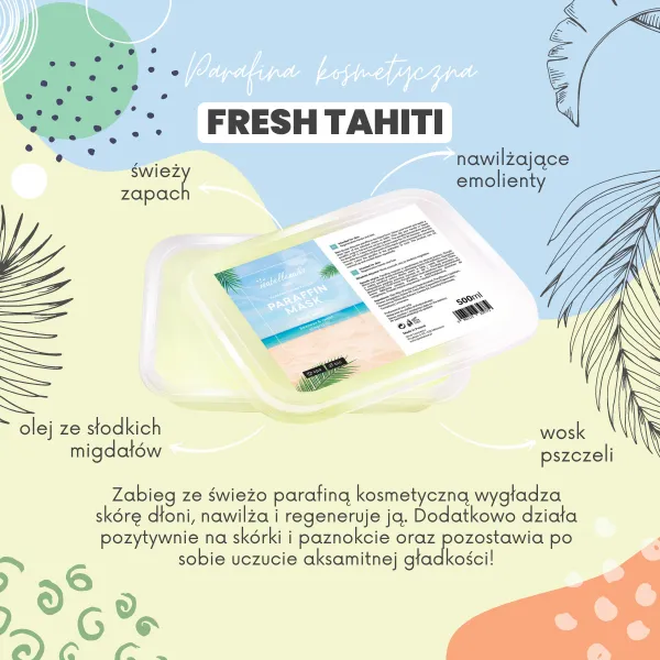 Isbellenails Paraffin Mask Parafina Fresh Tahiti 500 ml
