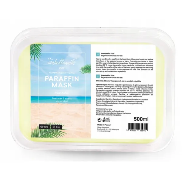 Isbellenails Paraffin Mask Parafina Fresh Tahiti 500 ml