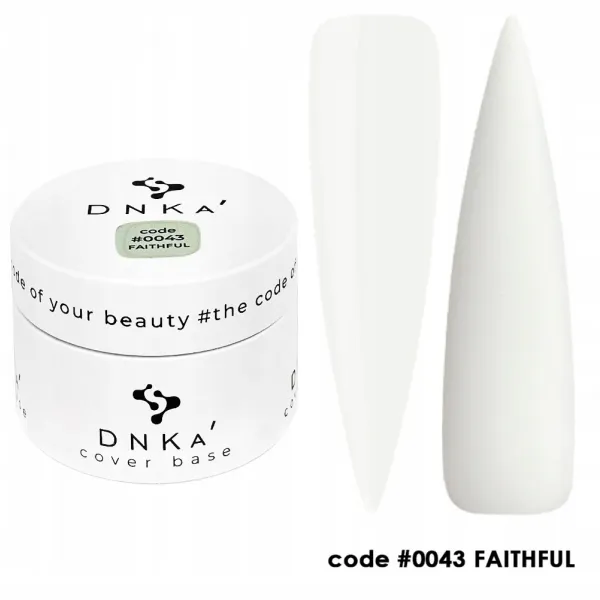 Dnka' Rubber Cover Base Baza Code #0043 Faithful 30 ml