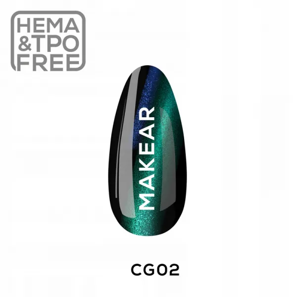 Makear Lakier Hybrydowy Cat Eye Galaxy GC02 8 ml