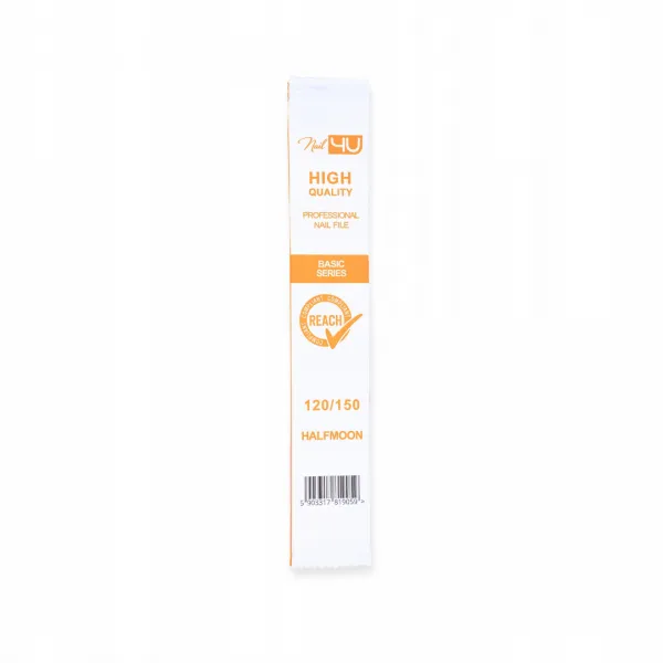 Pilnik papierowy łódka Nail4U Basic 120/150 szary