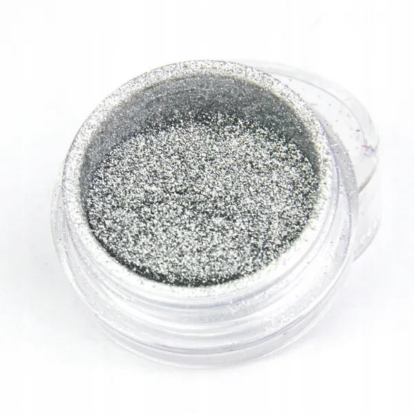 Pyłek Do Paznokci Glass Effect Silver nr 2