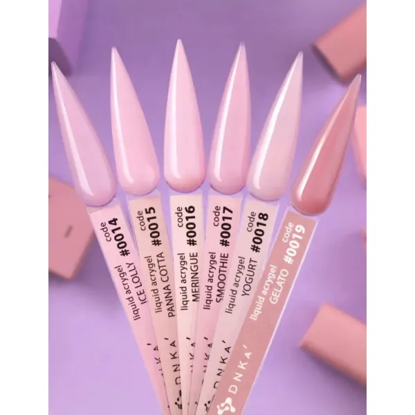 Dnka' Liquid Acrygel Akrylożel Code #0019 Gelato 12 ml