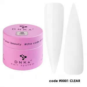 Dnka' Jelly Gel Żel Galaretkowy Code #0001 Clear 15 ml
