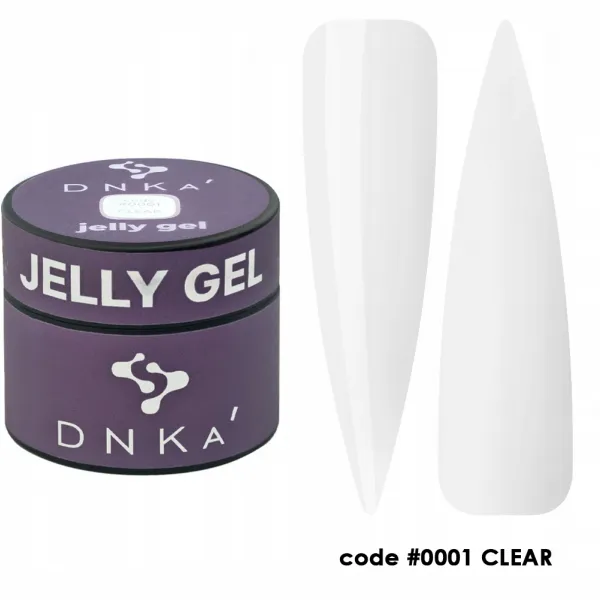 Dnka' Jelly Gel Żel Galaretkowy Code #0001 Clear 15 ml