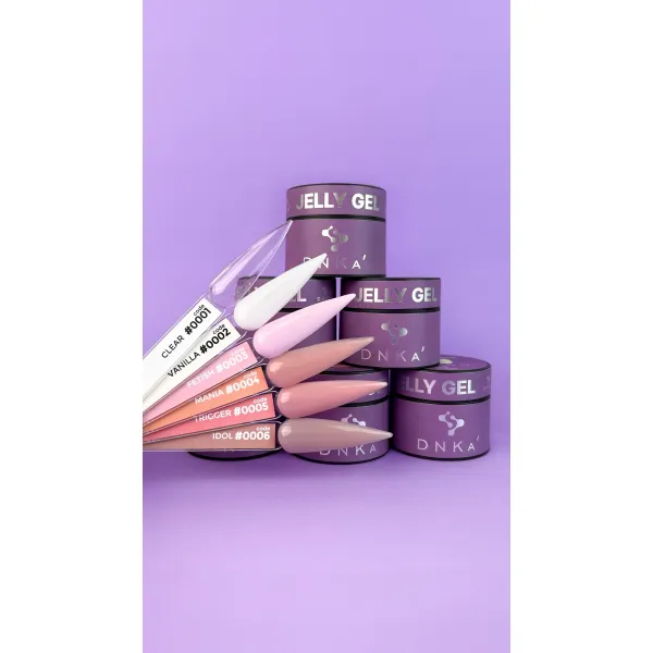 Dnka' Jelly Gel Żel Galaretkowy Code #0002 Vanilla 15 ml