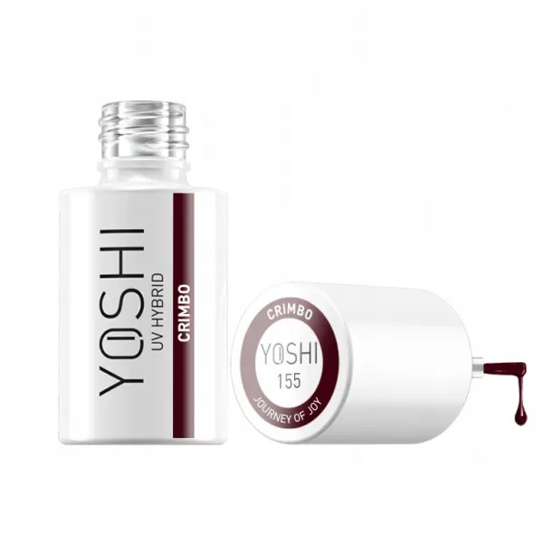 Yoshi Lakier Hybrydowy do paznokci UV Hybrid 155 Crimbo Journey of Joy 6ml