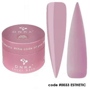 Dnka' Rubber Base Baza Code #0033 Esthetic 30 ml