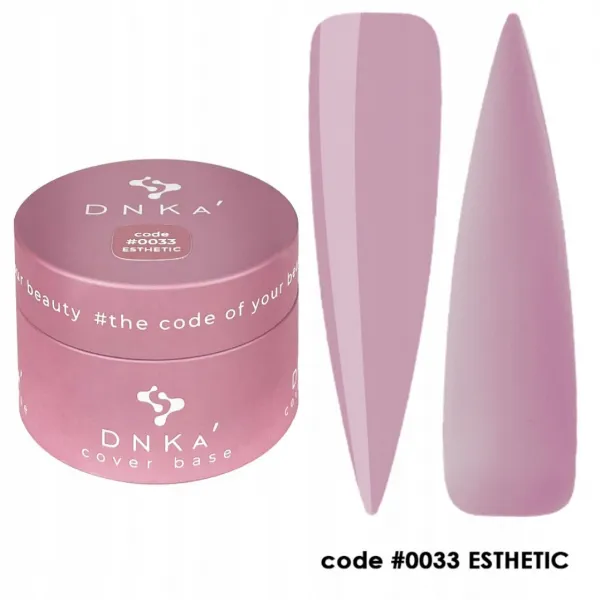 Dnka' Rubber Base Baza Code #0033 Esthetic 30 ml