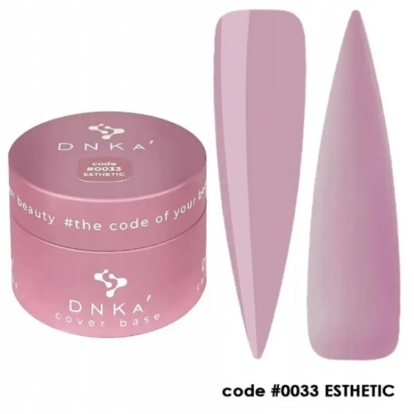 Dnka' Rubber Base Baza Code #0033 Esthetic 30 ml