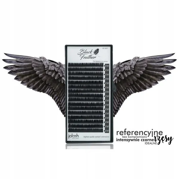 jolash Rzęsy Black Feather - skręt M 0,05 - Mix