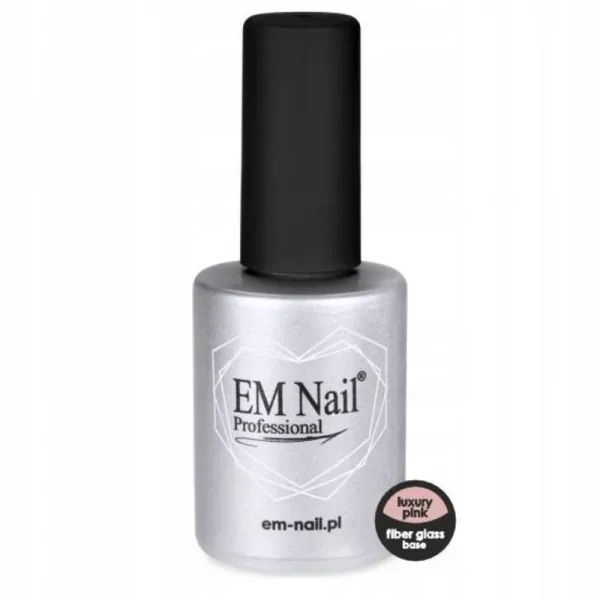 EmNail Fiber Glass Base Baza Luxury Pink 15 ml