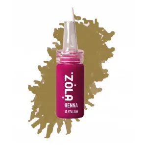 Henna do brwi Zola 10 Yellow (żółty) korektor, 10g