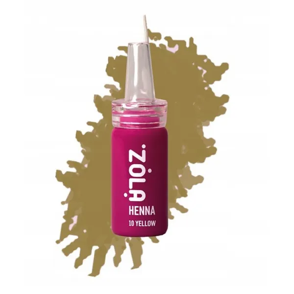 Henna do brwi Zola 10 Yellow (żółty) korektor, 10g