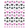 Naklejki Samoprzylepne Cienkie Neon Pink Z-D4214