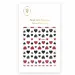 Naklejki Cienkie Samoprzylepne Serce Dark Red Z-D4214