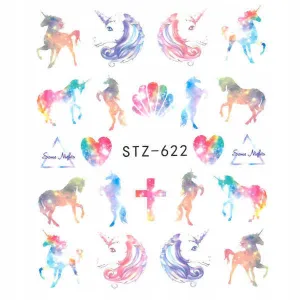 Naklejki Do Paznokci Wodne Unicorn STZ-622
