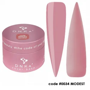 Dnka' Rubber Cover Base Baza Code #0034 Modest 30 ml