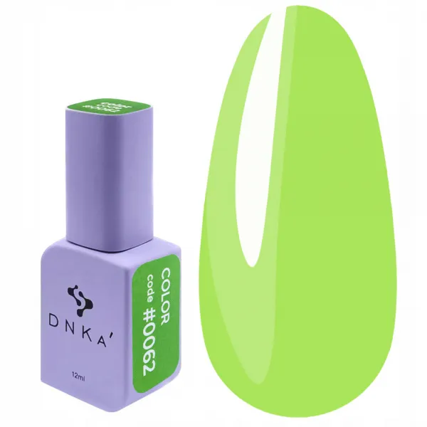Lakier hybrydowy DNKa 0062 jasnozielony 12 ml