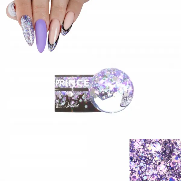 Makear Princess Gel Żel Do Zdobień PG04 Violet 5 ml