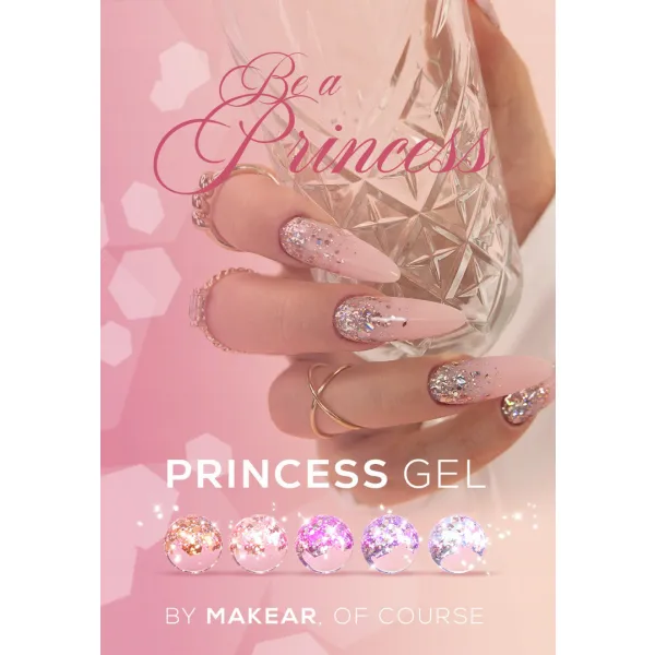 Makear Princess Gel Żel Do Zdobień PG04 Violet 5 ml