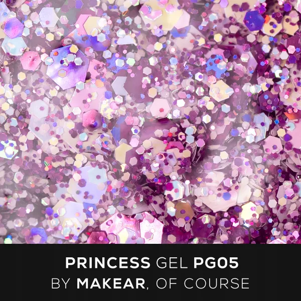 Makear Princess Gel Żel Do Zdobień PG05 Pink 5 ml