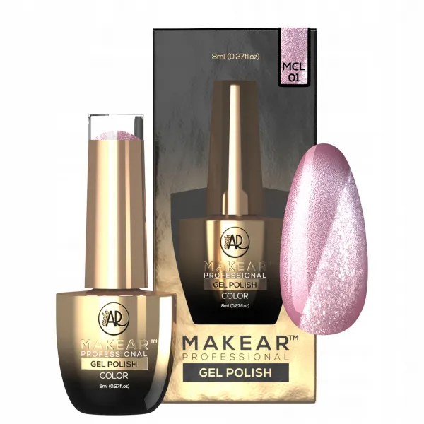 Makear Lakier Hybrydowy Cat Eye Toe Beans MCL01 8 ml