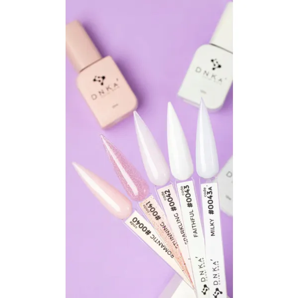 Dnka' Rubber Cover Base Code #0043A Milky 12 ml