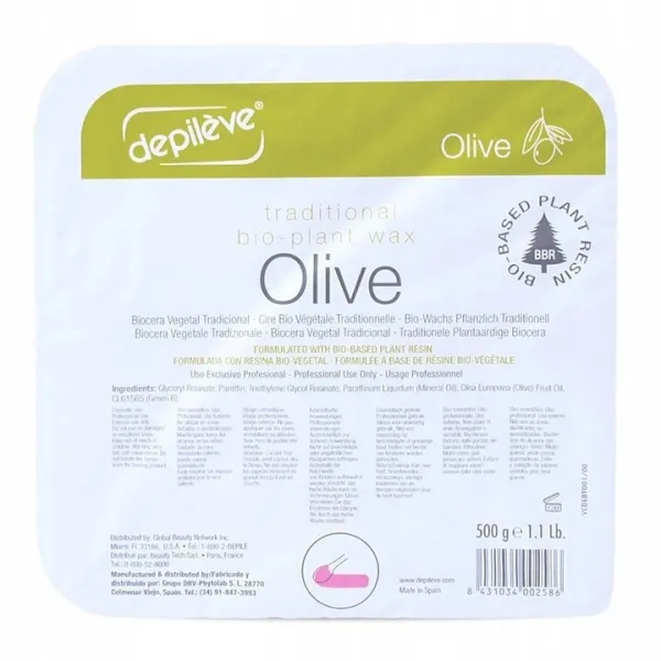 Wosk tradycyjny Depileve oliwkowy 1kg