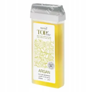Wosk do depilacji skóry wrażliwej Top Line Argan 100 ml, Italwax