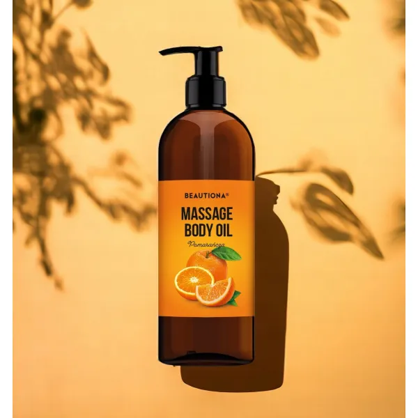 Beautiona Massage Body Oil Oliwka Do Masażu Pomarańcza 500 ml