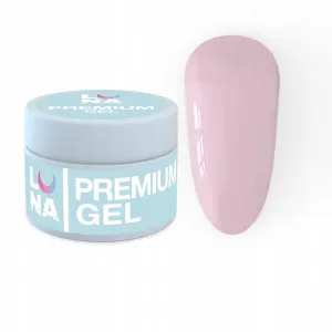 Luna moon Premium gel 03, 15 ml żel budujący mleczny