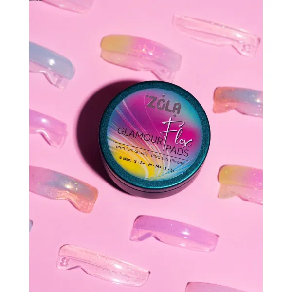 Zestaw wałeczków silikonowych Zola Glamour Flex (S, S+, M, M+, L, L+)