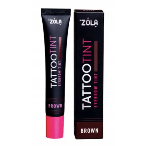 ZOLA farba do brwi i rzęs Tattoo Tint Brown brąz 15 ml